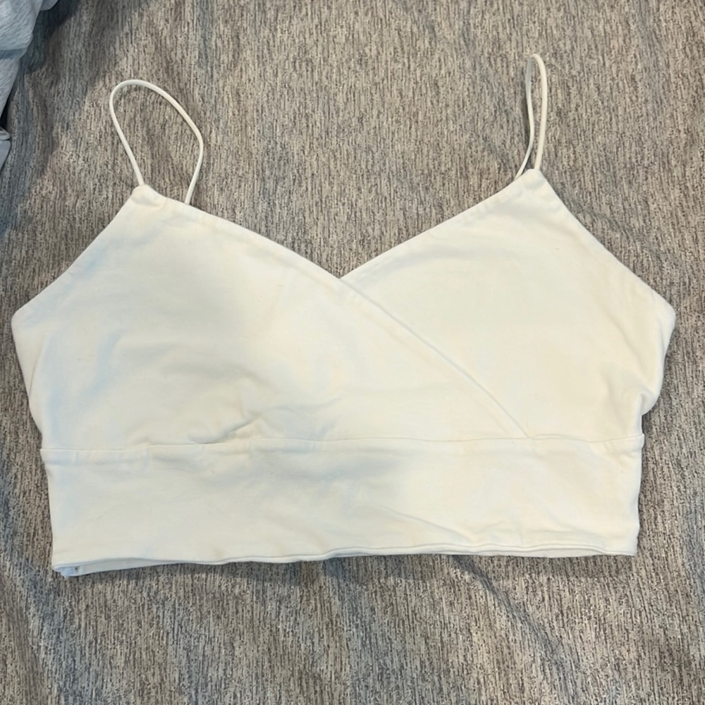 White Aeropostle Crop Cami